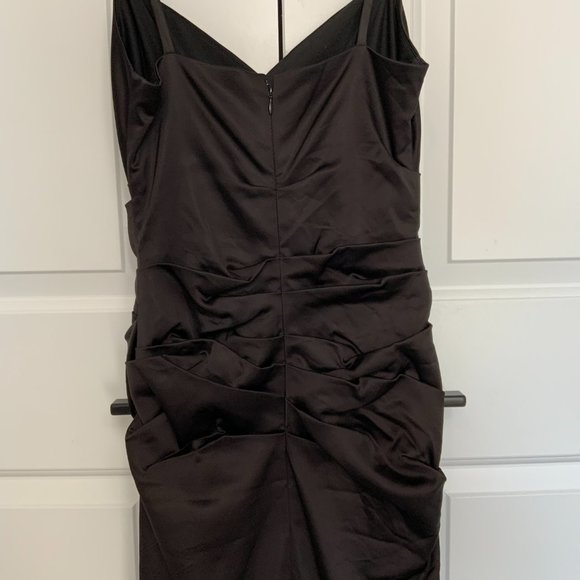 Le Chateau Midi Formal Dress with Ruching - Picture 4 of 7